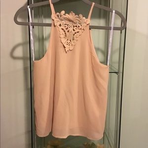 Blush pink colored tank